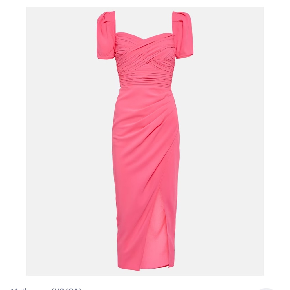 Self-Portrait Pink Midi Dress